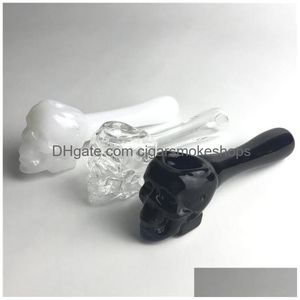 Smoking Pipes New 4 Inch Colorf Glass Thick Pyrex Water Pipe With Clear Black Skl Tobacco Holder Oil Burner Hand Drop Delivery Home Dhkws