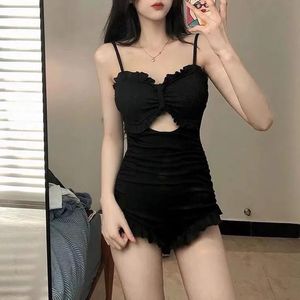 Women's Swimwear 2023 Sexy One Piece Swimsuit Push Up Women Korea Style Vintage Female Bodysuit Beach Bathing Suit