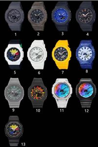 2100 Original Shock Watch Sports Sports Digital Quartz Unissex Relógio Full Feal