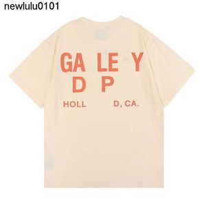 T-shirt da uomo firmate Galleryes Summer Gallary Shirt Alphabet depts Stampato Star Same Girocollo T-shirt manica corta per uomo Donna