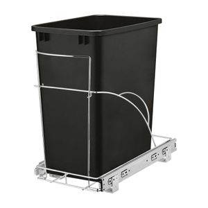 Waste Bins 7.6 Gallon Pull Out Trash Can Slides Pullout Shelf For Garbage Bin Under Counter Pullout Kitchen Waste Trash Can Container 230306