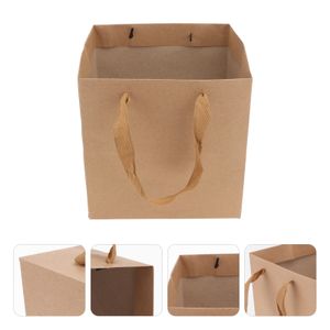 Gift Wrap Paper Shopping Tote Gift Wrapping Kraft Flower Handbag Bonsai Storage Pouches Packaging Birthday Pouch Vintage Recyclable Treat 230306