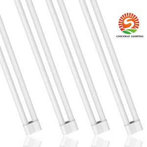 Tubo LED de 4 pés T8 Bulbo duplo, ligável, branco frio e 1,2m de equipamento integrado para garagem, 40W equivalente 280W, suporte de suspensão de superfície, luz de utilitário pendurada de 48 polegadas