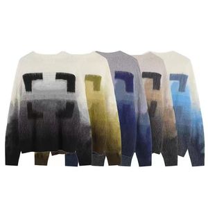 Suéter masculino designer feminino suéteres de inverno novo design de hip hop seta mosaico mohair suéter casal pullover tops roupas