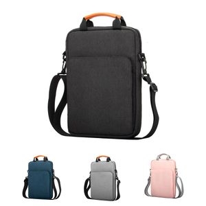 Laptop -väskor Portable Laptop Bag 13 13,3 tum Bärande fallväska axelväska anteckningsbokpåse för för MacBook Air Pro M1 Computer Portcase 230306