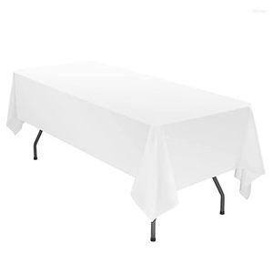 Table Cloth Washable Polyester Tablecloth Tear-Resistant Cover Tear-Proof Wedding Covers For Card Tables Parties Camping Dining