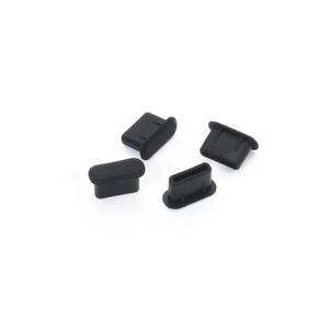 small black Anti-Dust gadgets silicone usb female type C port rubber cap dust proof usb rubber cover usb c rubber dust plugs for mobile tablet pc