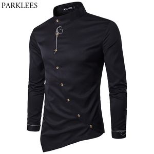 Männer Casual Hemden Stickerei Hemd Männer Marke Langarm Herren Hemden Casual Slim Fit Button Down Chemise Homme Camisetas hombre 230303