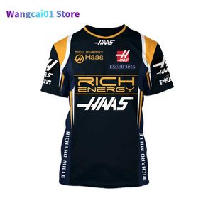 Wangcai01 Erkek Tişörtleri F1 Formül 1 Yarış Takımı Plus Boy Boyu Kadınlar Hızlı Kuru T-Shirt Yüksek Kaliteli Giyim Customizab Giyim 0306H23