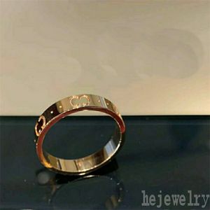 Gegraveerde letter Designer Rings For Women Wedding Band Double G Patroon Street Sieraden Love Woman Silver Rose Gold Color Bague Men Luxe Ring ZB022 F23