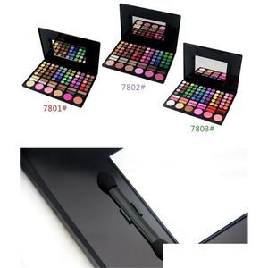 Ögon Shadow 78 Färger Eyeshadow Palette Earth Color Lady Naken Makeup Powder Drop Delivery Health Beauty Eyes Dh8ye