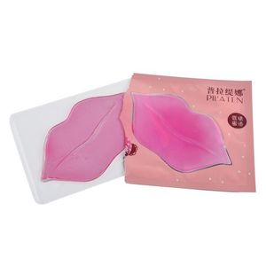 Lip Plumper Pilaten Crystal Collagen Mask Protein Women Film Film Kolor anty pęknięcia upuszczenie dostarczenie zdrowie Makeup Lip Dhnjx