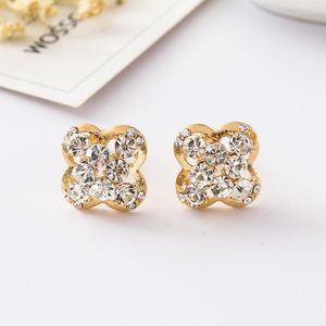 Sırtlar Küpe Kristal Küpe Kuff Süpürme Sargısı Silver Altın Kulak Rhinestone Tırmancı Klipsleri Kadınlar İçin Punk Takı Oorbellen