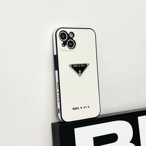 Piękny designer P Skórzany telefon iPhone 15 14 13 11 11 Pro Max Luksusowa marka HI jakość 18 17 16 15pro 14pro 14plus 13pro 12pro 11pro plus obudowa z pakowaniem logo pudełka