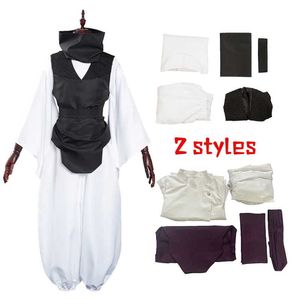 Costumi Anime Anime Jujutsu Kaisen Choso Cosplay Come TopVestPants nero Marrone Parrucca uniforme Scarpe Vestito per donna Uomo Halloween Party Z0301