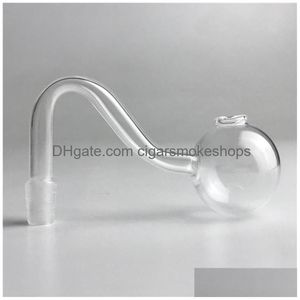 Rökpipor 30 mm XXL Big Bowl Oil Burner Glass Pipe med vattenpipa 10 mm manligt tunt vatten Pyrex -brännare för bongs droppleveranshem GA DHJ7M