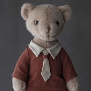Pluszowe lalki 35 cm rzymskie zabawki niedźwiedzia mogą być ubrane i rozebrane ubrania dzieci nadziewane prezenty 230303