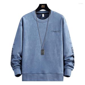 Men's T Shirts 2023 Men' S Sweater Embroidery Casual Fashion Long Sleeve Male Thicken Loose Knit Winter Big Size 4XL Super