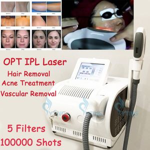 Multifunzione Laser IPL Depilazione permanente RF Trattamento dell'acne Ringiovanimento della pelle E Light OPT Beauty Spa Machine