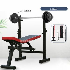 Multifunctioneel gewichtsbank Barbell Rack Gewichtheffen Bed Vouw Barbell Lifting Training Bank Beugel Pressframe259y
