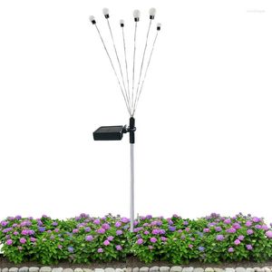 Firefly Garden Lights Solar Powered Waterproof 2 Pack LED Outdoor 6 Head