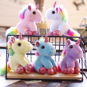 10-15cm cute cute bunny pendant plush toy monkey doll small sheep schoolbag pendant doll puppy keychain Free UPS