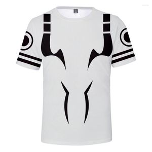 Męskie koszule 2023 Przyjazd Jujutsu Kaisen 3D Printed Men/Women Shirt Casual Spring/Summer Short Sleeve Modna moda