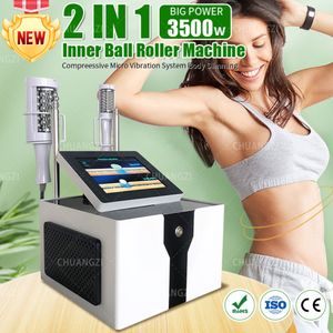 Emszero Sculpting Machine: Neo EMS Muscle Toner with RF Roller, 2 Handles - Electromagnetic Equipment for Body Contouring