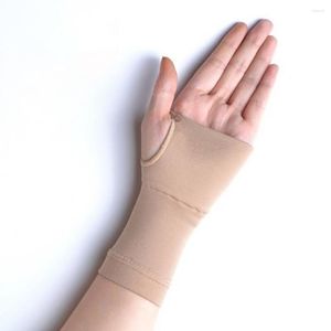 Handledsstöd 1 par Brace Anti Slip Arthritis Komprimering Bandage andningsbar karpaltunnel tumme hand för sporter