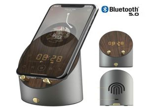 3 в 1 портативном Bluetooth с индукционными динамиками беспроводной стерео -динамик усиливает индукционный портативный будильник телефон Holde1555702