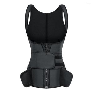 Shapers feminino Swarx suor de tira dupla banda de cintura TRIMMER TRIMMER PARA MULHER GANHO E ANCIPENOR DE LOOP Black Shapewear Plus Tamanho