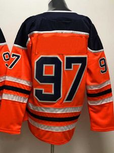 Camisetas para hombres Jerseys de hockey de campo de hielo personalizados No.97 Tenemos su patrón de nombre favorito Entrenamiento deportivo de bordado Tops Vintage L230306