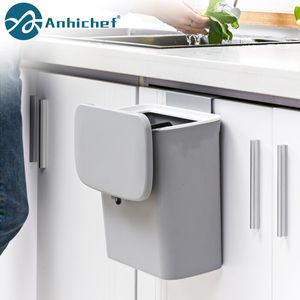 Pattumiere da 9 litri Pattumiera per cucina a parete con coperchio Secchio per rifiuti Riciclaggio Pattumiera per cucina Pattumiera Bagno Pattumiera 230306