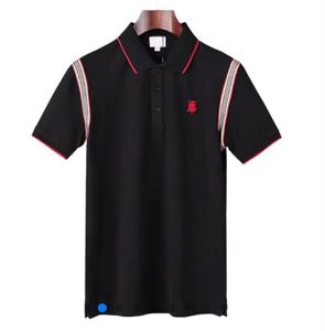 Erkekler Polo T-Shirts Erkek Tasarımcı Tişörtler Kıyafetler Downn-Down yaka polo gömlek Nefes Alabilir Moda Nakış İnce Fit Tshirt Lüks Yaz Giyim M-3XL 07