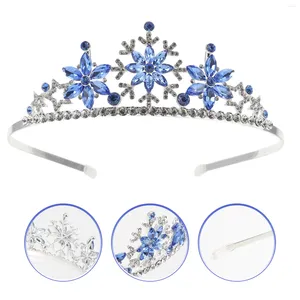 Bandanas tiara snowflake kidsrhinestonecrystal hair meninas fita de casamento tiaras tiaras garotas de natal na noiva faixa de cabeça