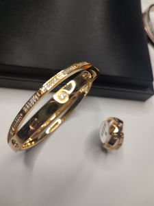 braccialetti da tennis da donna in oro rosa catena braccialetti per donna designer due colori si sovrappongono gioielli femme argento set diamante uomini semplici coppia bracciali gioielli