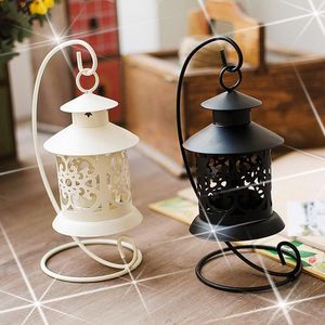 Posiadacze świec 2023 Morden Iron Marokan Style Candlestick Stand Stand Light Home Decoration Lantern