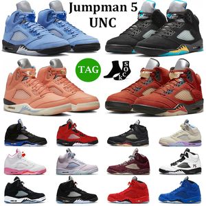 2023 Jumpman 5 5S Sapatos de basquete masculino UNC Aqua Marte para seu corredor azul verde feijão furioso Red Sicles Pinksicle Oreo Bliss Mens Treinadores Esportes