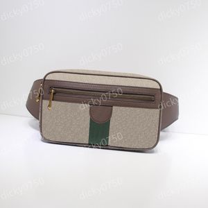 Bolsa de cintura masculina pochete de luxo bolsas de grife fashion bolsa de cintura especial em lona transversal bolsas masculinas bolsas retrô bolsa feminina bolsas de cinto código de data