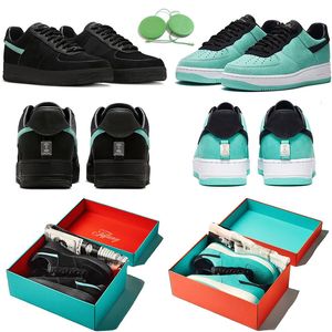 Tiffany Blue Mens Running Shoes Black Multi Color DZ1382-001 00AF 1 Men Dames Trainers Sport Sneakers Sneaker Platform Schoenmaat 36-45