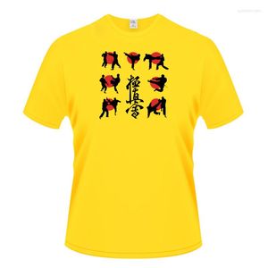 Erkekler Tişörtleri 2023 Sıradan Erkekler Gömlek Yaz Moda Kyokushin Karate İlginç T-Shirt Kısa kollu pamuk