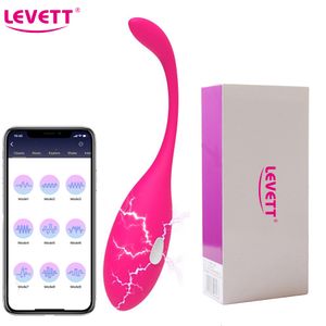 Vibratoren Elektroren Schock App für Frauen Vaginal Eggel Ball G Spot Anal Dildo Erwachsener Sexspielzeug weiblicher Sexshop 230307