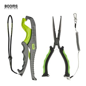 Acessórios de pesca Booms F03G04 Alicate Fish Grip Conjunto de peixe 23 cm de comprimento Removedor de ganchos de nariz Ferramentas de gracinha de aço inoxidável Tenhoras 230307