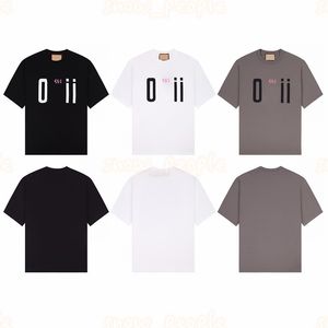 Mens Summer 100% Cotton T Shirt Womens Fashion Luminous Letter Print T Shirts Men Short Sleeve Tees Size XS-L