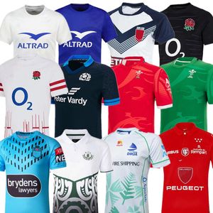 2022 2023 Camisa de rugby da Irlanda 22 23 Escócia Inglês Sul da Inglaterra Reino Unido Africano XV de Francês Itália em casa ITALIA ALTERNATE Tamanho da camisa de rugby da África