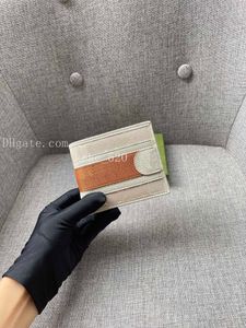 2023 Realfine 지갑 5A 11cm 597606 Ophidia 카드 케이스 지갑 카드 홀더 먼지 가방을 가진 여성을위한 동전 지갑