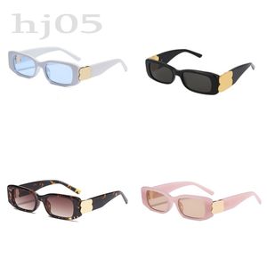 Luxury sunglasses mens designer glasses thick frame leopard print fashion lunette acetate plated gold letter beach UV protection oversized sunglasses PJ025 C23
