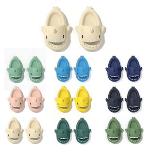 Män kvinnor barn glider tofflor designer sandal unisex vuxna strandvattentäta skor utomhus inomhus sneakers slip-on blått