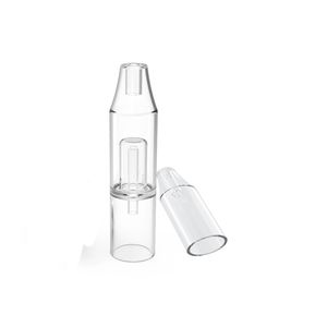 Longmada Crystal Heater Wax Mini Glasfäste Munstycke Cap 18mm Adapter Bubbelbyte
