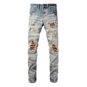 Jeans Mens Designer Paige Denim Shorts Design Pants Knee Ripped for Man Skinny Straight Size 28-40 Long 2023 Summer 03